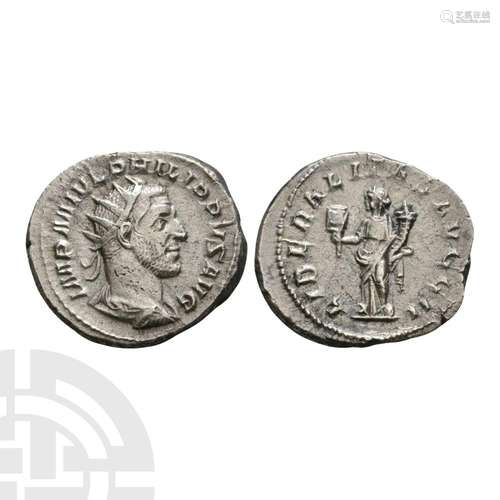 Philip I - Liberalitas AR Antoninianus