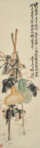 吳昌碩（1844-1927）福祿雙全圖