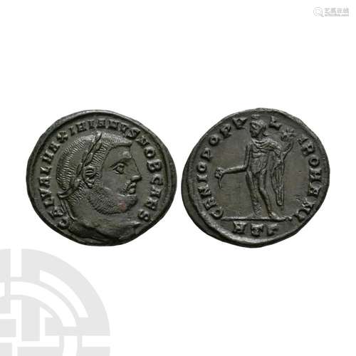 Galerius Maximian - Genius AE Follis