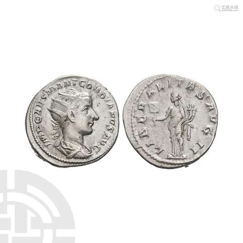 Gordian III - Liberalitas AR Antoninianus