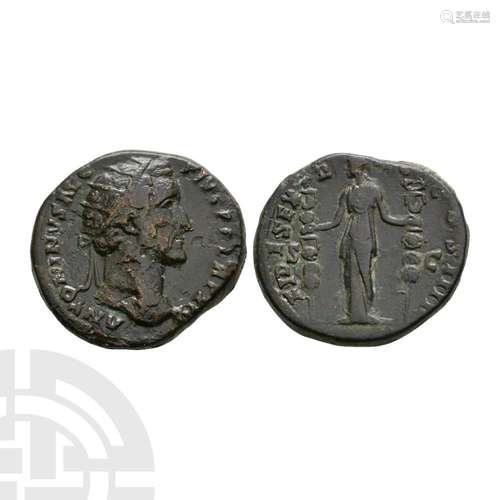 Antoninus Pius - Fides AE Dupondius