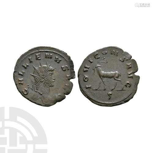 Gallienus - Goat AE Antoninianus