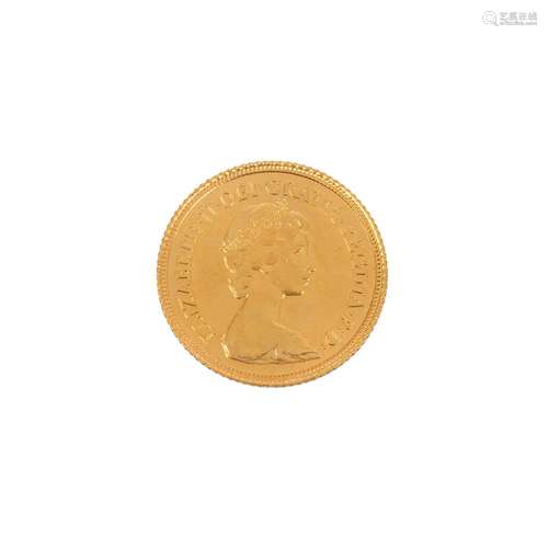 GB, 1/2 Sovereign 1982,