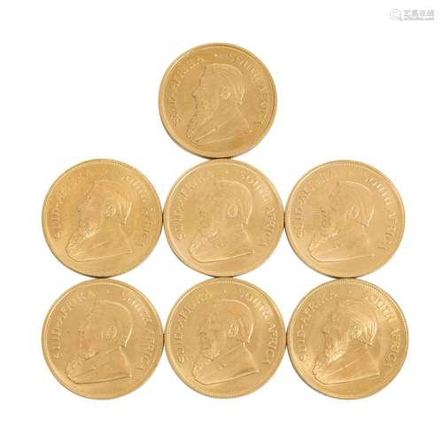 Südafrika/GOLD - 7 x 1 oz