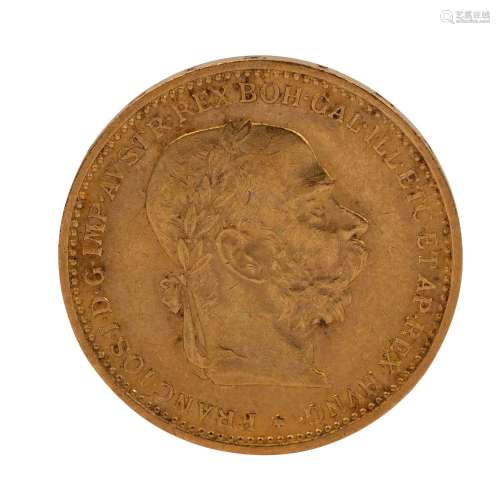 Österreich /GOLD - 20 Kronen Franz Joseph I
