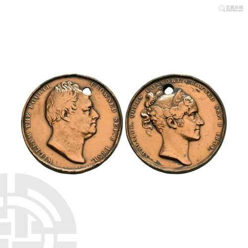 British Commemorative Medals - William IV - 1831 - RM Copper...