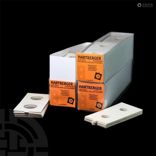 Hartberger Self Adhesive Coin Holders [4 boxes]