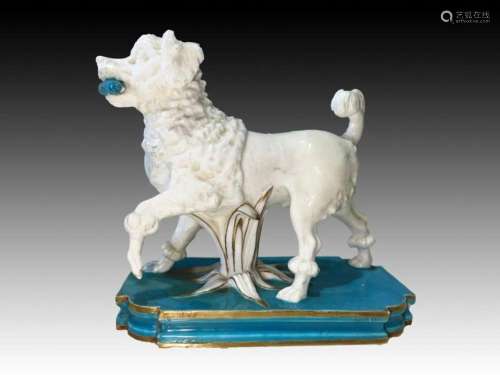 An English Figure Of A Dog, 19th Century Possibly Minton