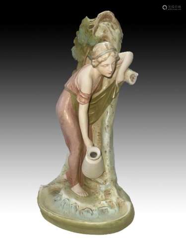 Royal Dux Figure ""The Water Carrier"" 1...