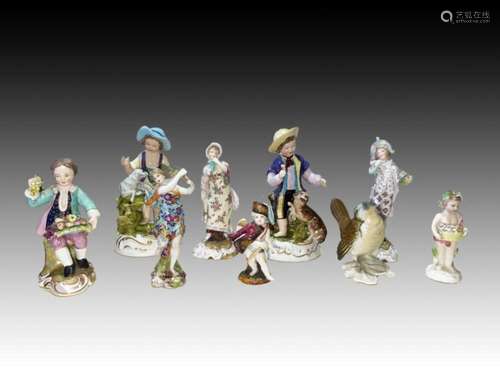 Assortment Of European Figures 1900's