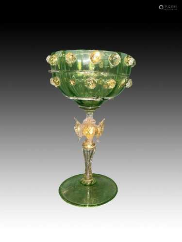 A Green Venetian Glass 19th Century