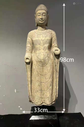 Craved Stone Sakyamuni Statue石雕释迦摩尼佛像