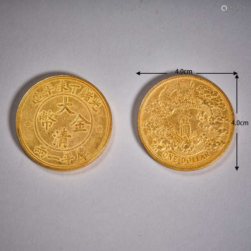 Qing Dynasty Gold coin大清金币