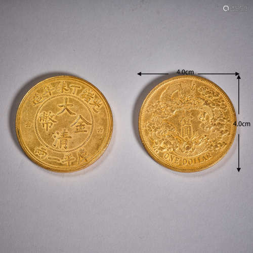 Qing Dynasty Gold coin大清金币