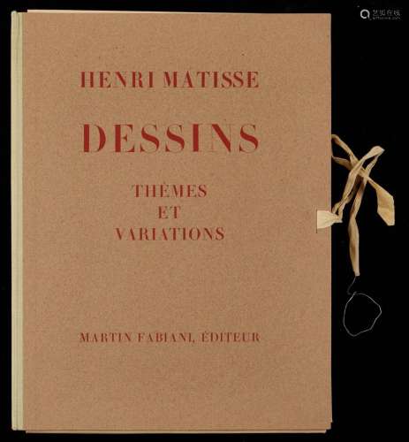 Henri Matisse "Dessins: Themes et Variations" Numb...