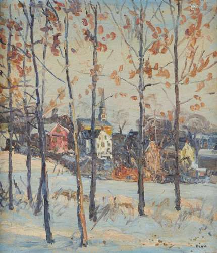 Walter Emerson Baum "The Church on the Hill" Paint...