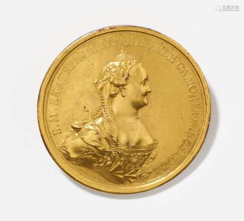Medaille Katharina von Russland