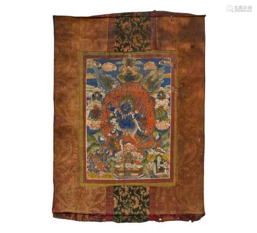 Thangka with Mahakala