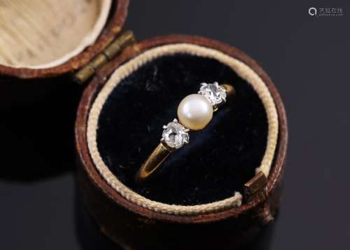End Of 19Th Century 18Ｋgold Diamond Ring, China