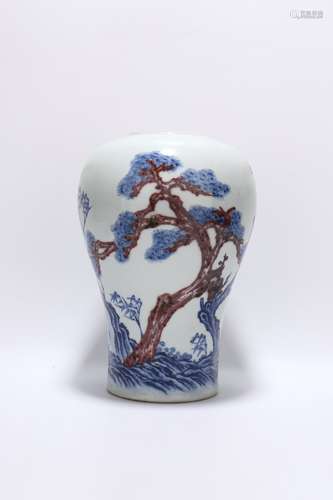 Yongzheng Period Blue And White Porcelain Underglaze 