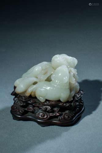 Qing Dynasty Hetian Jade 