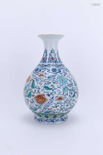 Qianlong Period Doucai Porcelain 