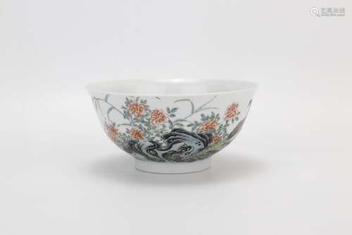 Yongzheng Period Famille Rose Porcelain Bowl, China