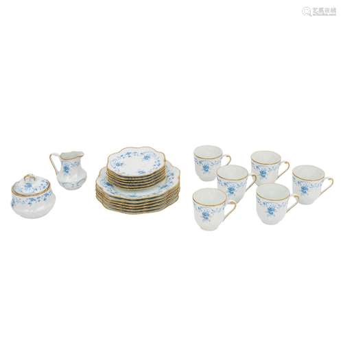 ROYAL LIMOGES Kaffeeservice f. 6 Personen Fontainebleau, 20....