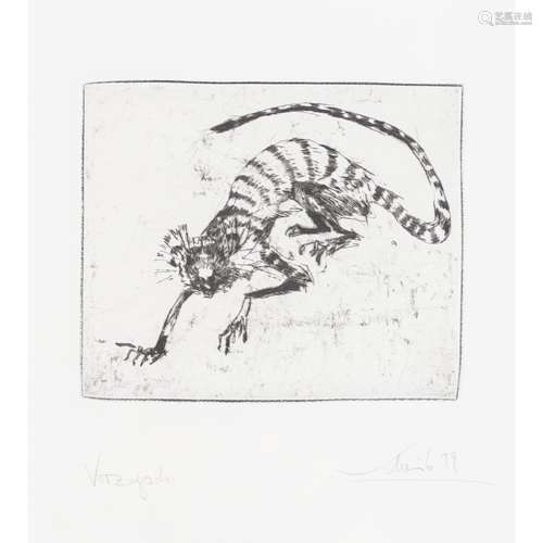 SCHEIB, HANS (geb. 1949), Meerkatze,