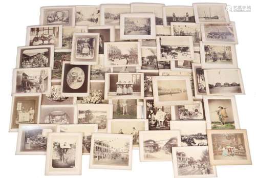 51 PHOTO PLATES, CHINA EARLY 20TH CENTURY