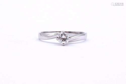 WG-RING 0.585 "WEMPE" MIT BRILLANT CA. 0,30CT.