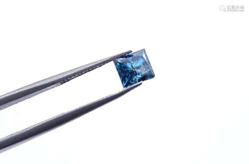 FANCY BLUE DIAMANT, GEWICHT 0,55CT.