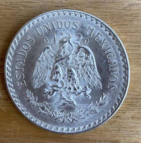 UN PESO, MEXICO, 1944