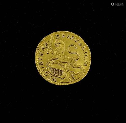 1/4 DUKAT 1736 ,SCHWEIZ, GOLD, 0,85G.,