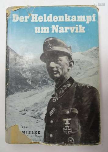 2 BÄNDE ZU NARVIK, 2. WK, "DER HELDENKAMPF UM NARVIK&qu...