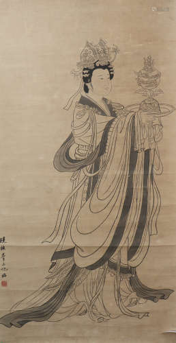 A Fei danxu's figure painting(without frame)