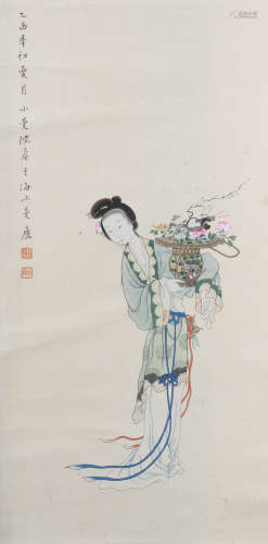 A Lu xiaoman's maid painting