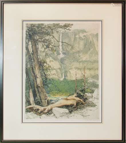 Luigi Kasmir (1881-1962) Yosemite Falls