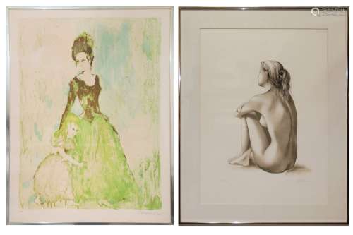 Two Framed Wall Art Paintings