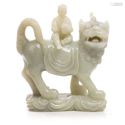 JADE QILIN WITH RIDER