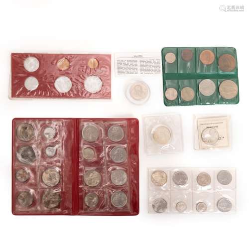 Large Eire, European coin collections