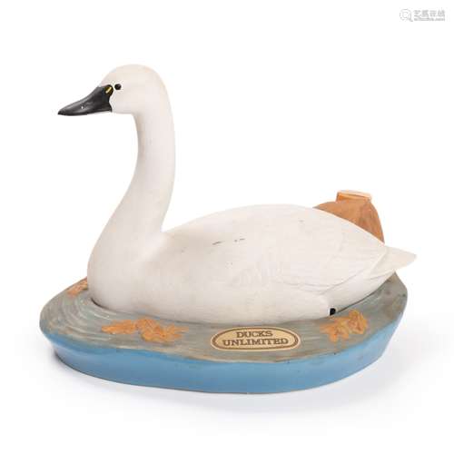 JIM BEAM DUCK ON POND DECANTER