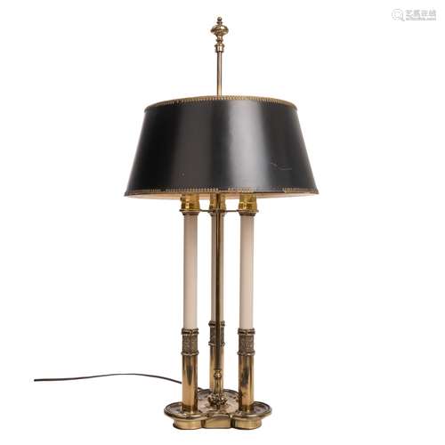 Triple Brass Candelabra Lamp