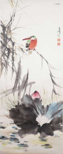 A Chinese Painting of Lotus Pond