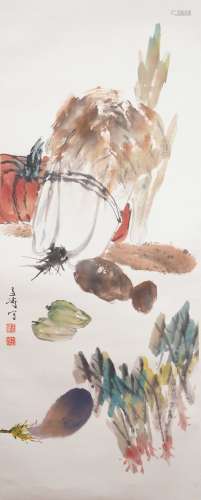 A Chinese Painting of Veggies