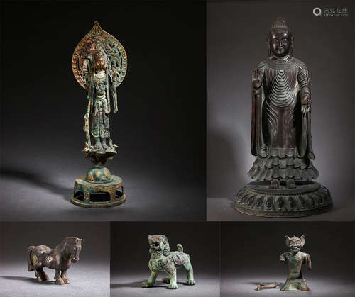 A Bronze Buddhism Statues