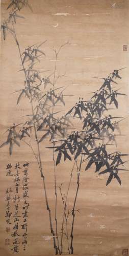 A Chinese Painting of Ink Bamboo