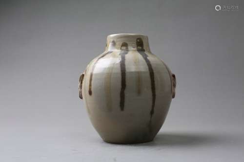 A Sancai Glaze Pottery Jar