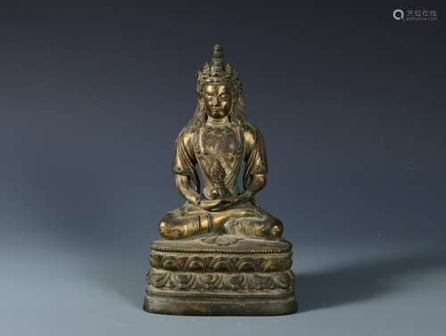 A Bronze-gilt Seated Amitayus