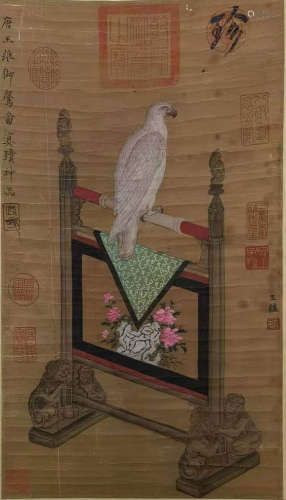 A Chinese Painting of Flacon